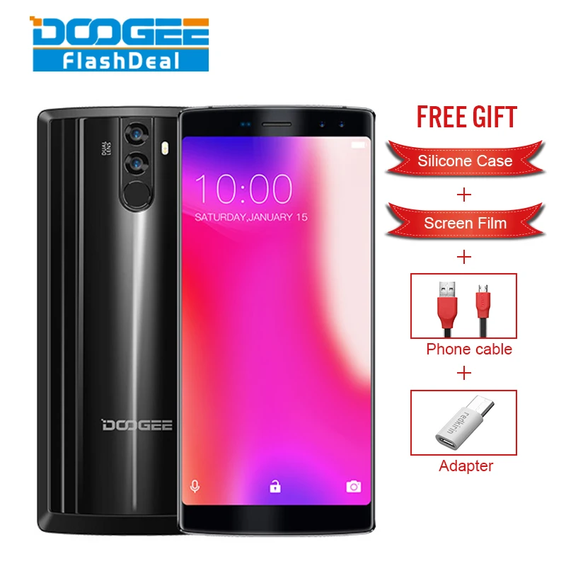 DOOGEE BL12000 4G 6 0 FHD 18 9 font b Smartphone b font 12000mah 4GB 32GB