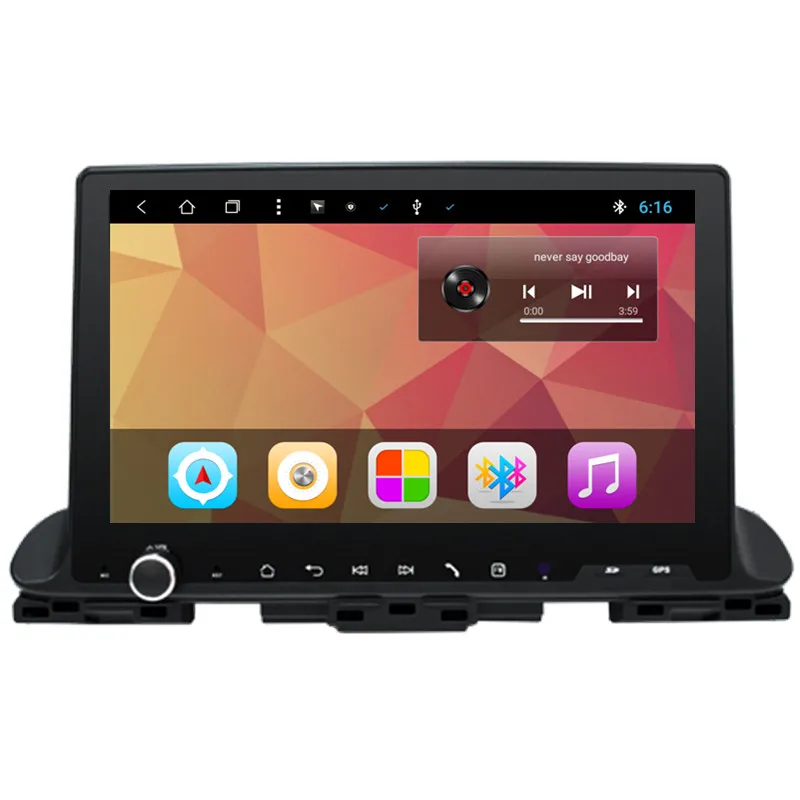 1" Android Авторадио автомобильный мультимедийный стерео радио аудио DVD gps навигация Sat Nav Головное устройство для Kia K3 Cerato