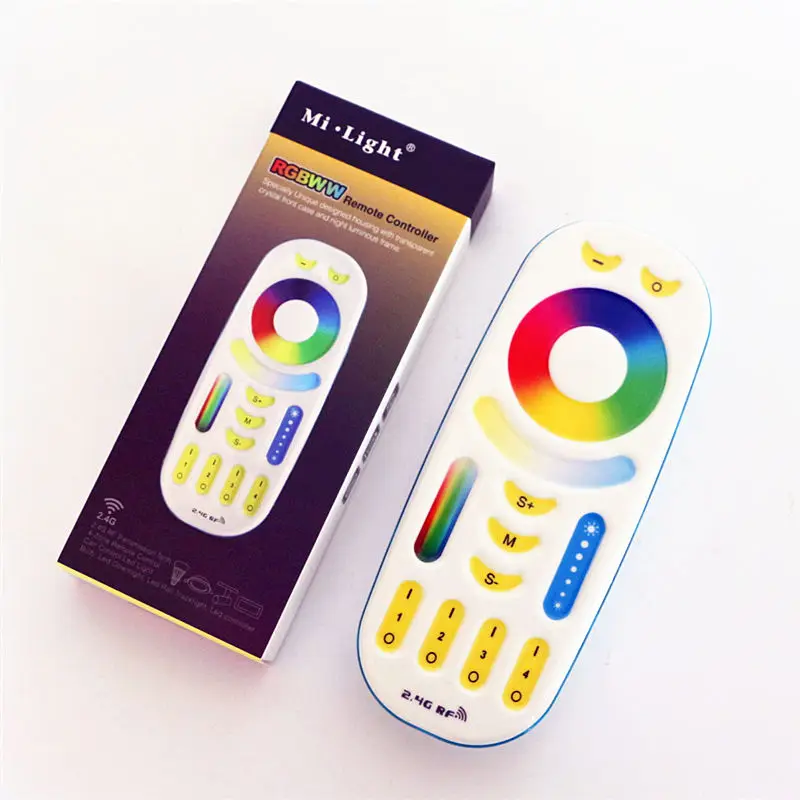 AC DC 12V MR16 4W RGB CCT Mi светильник светодиодный с регулируемой яркостью 2 4G RF пульт