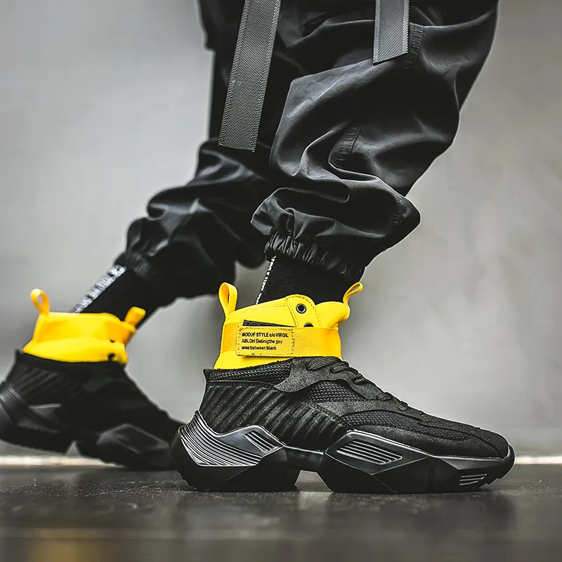 

VSIOVRY Brand Men Shoes 2019 Spring Autumn Chunky Sneakers Men Breathable Casual Shoes Fashion Comfortable Walking Sneakers Male