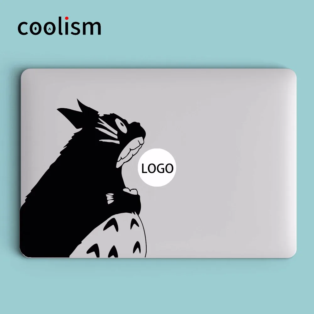Еда жадный Тоторо Аниме стикер для ноутбука Apple Macbook Air 13 Pro Retina 11 12 15 дюймов Mac Book Skin