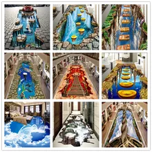 Dream 3D Креативная печать коврики для прихожей для гостиной спальни коврики для кухни чайный столик ванная комната Противоскользящий коврик ТАПИС салон