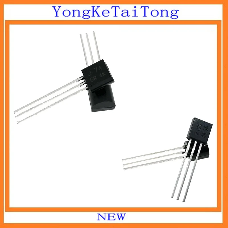 

10PCS/LOT MOS 2SJ74GR 2SJ74 2SK170 J74 K170 2SK170GR TO92