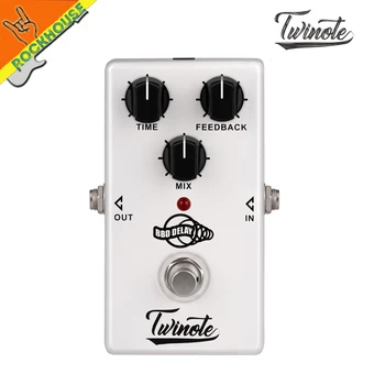 

NUX Twinote Delay Guitar Effects Pedal Analog Delay effect 600ms Delay time Warm and Smooth true bypass free shipping