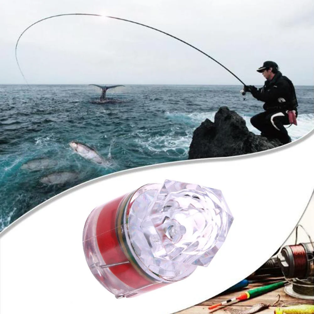 

Mini LED Fishing Lures ABS Waterproof Fishing Bait Light LED Deep Drop Underwater Fish Lure Flashing Lamp Light Bait Lure