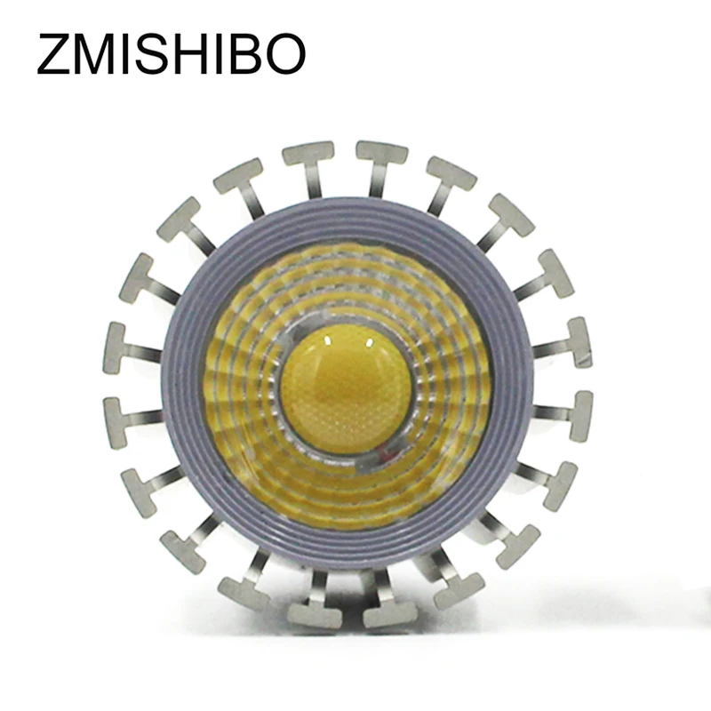 Zmisibo высокое качество GU10 прожектор Светодиодные лампы 100 240 В 5 Вт 6 COB Алюминиевый