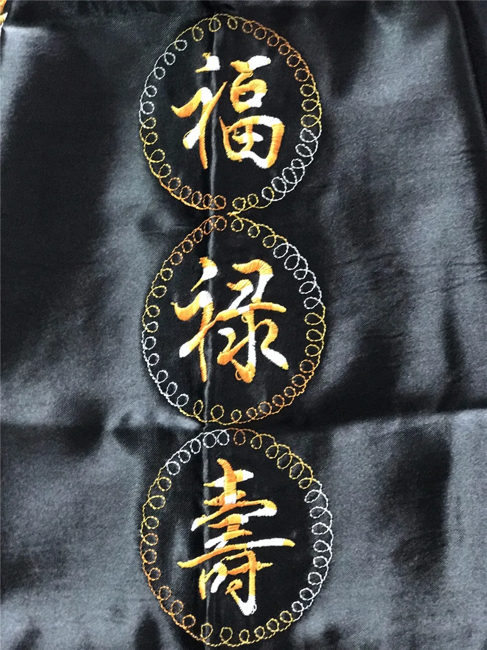 Шанхай история горячая Распродажа темно-синий китайский Для мужчин; сатин из искусственного шелка вышитое кимоно одеяние платье Дракон 5