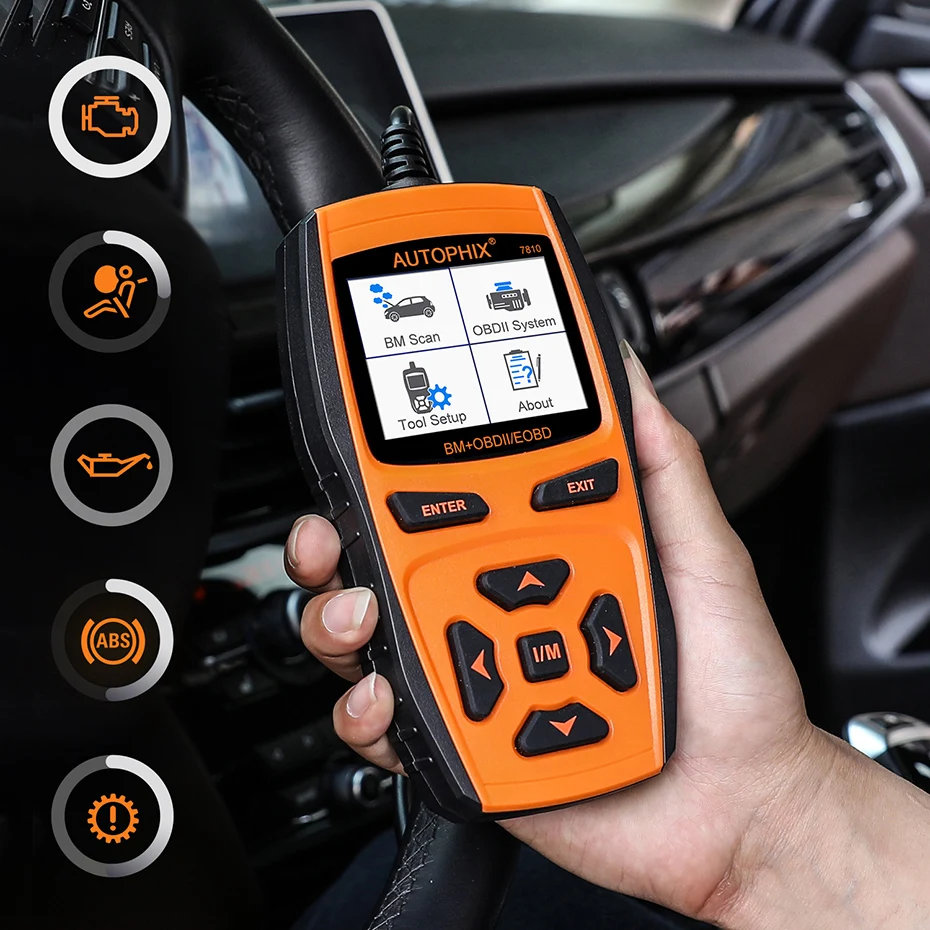 Autophix для BMW Mini OBD2 сканер Авто Сброс системы контроля срока службы масла EPB SAS