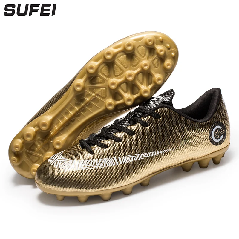 

sufei Soccer Shoes Outdoor Football Boots For Men Kids Children Superfly Training Cleats Team Sport Athletic Trainers