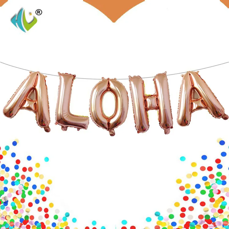 Hawaii-Balloons-16-Inch-Rose-Gold-Gold