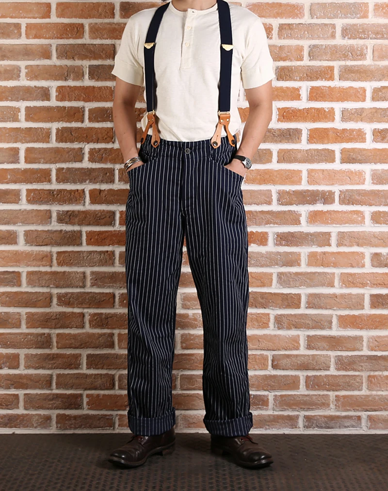 Bronson Retro Fishtail Striped Work 