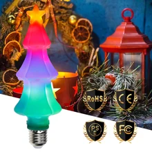 Led Lamp E27 Christmas Tree light Bulb AC85-265V Creative Fire Effect Flame Lamp E26 Led Lights Decoration Christmas New Year 3W Led Lamp E27 Christmas Tree light Bulb AC85-265V Creative Fire Effect Flame Lamp E26 Led Lights Decoration Christmas New Year 3W