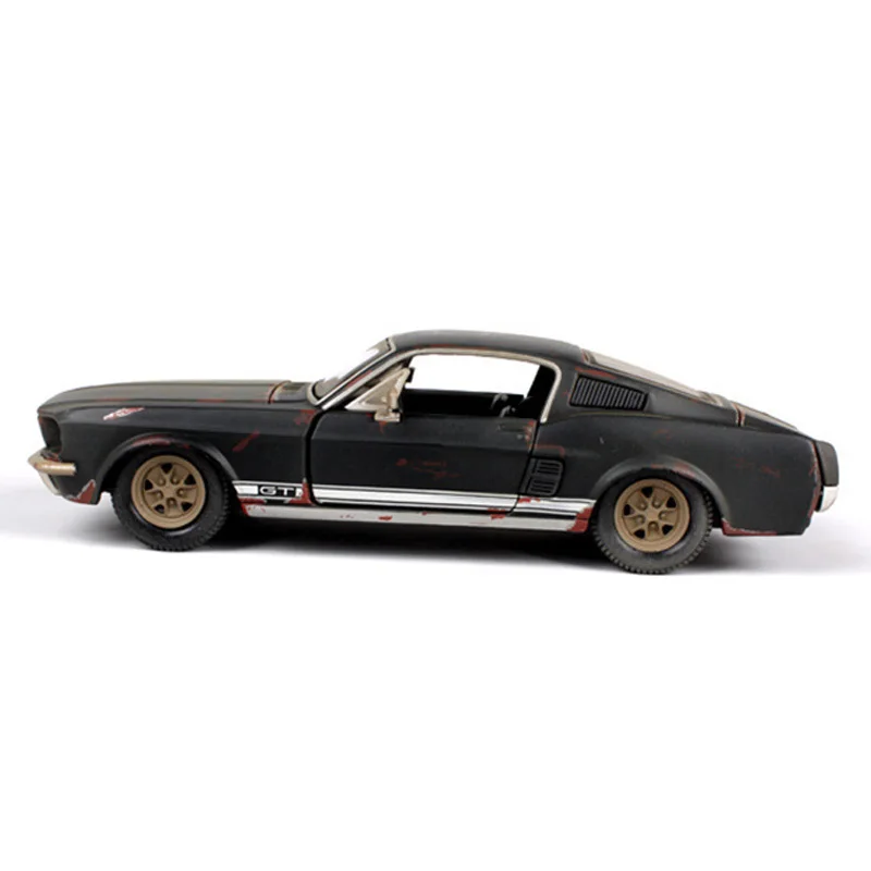 Новые Специальные Литые детские игрушки Maisto 1:24 1967 Mustang Gt черный спортивный автомобиль 1/24 сплав литье под давлением модель автомобиля игрушечный автомобиль