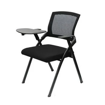 

Training Chair Folding Conference Chair Press Conference Room Netcloth Training Chair with Writing Board