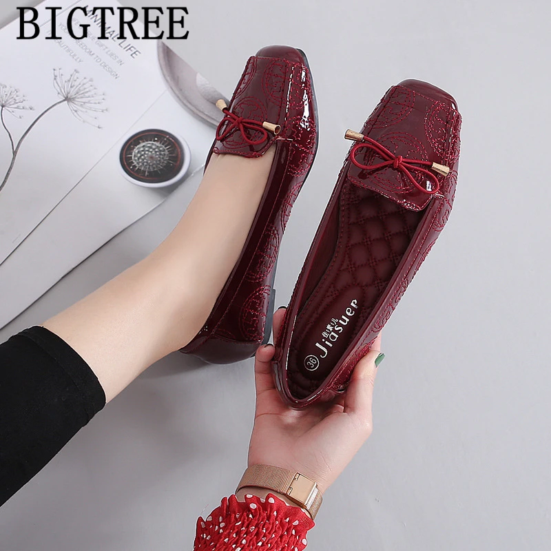 

korean shoes women loafers creepers flats women 2019 harajuku shoes patent leather shoes women slip on tenis feminino casual