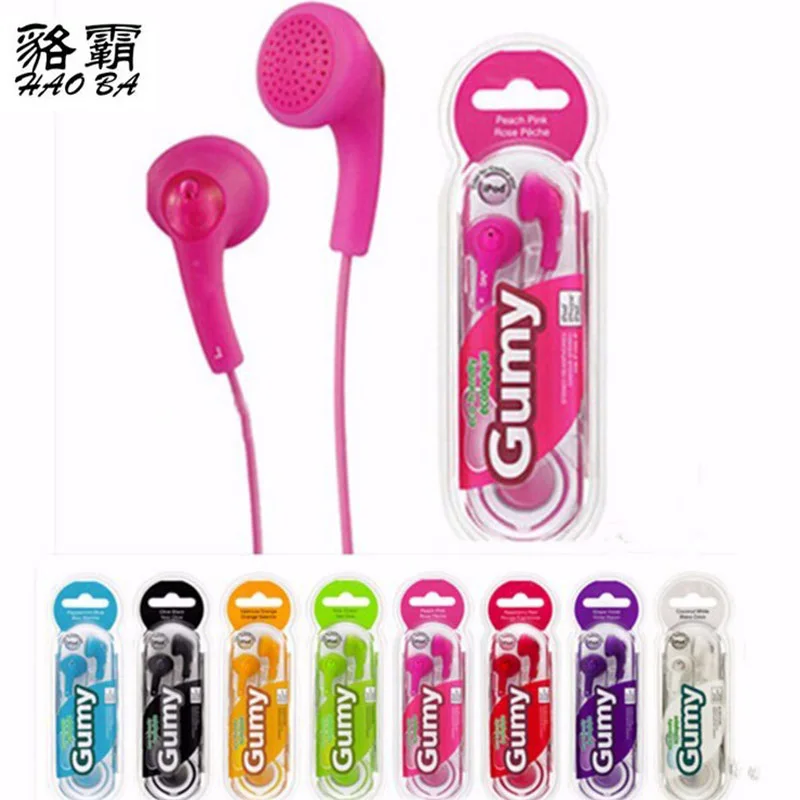 Buy HAOBA 3.5mm Gummy Headphones Sports Headphone for