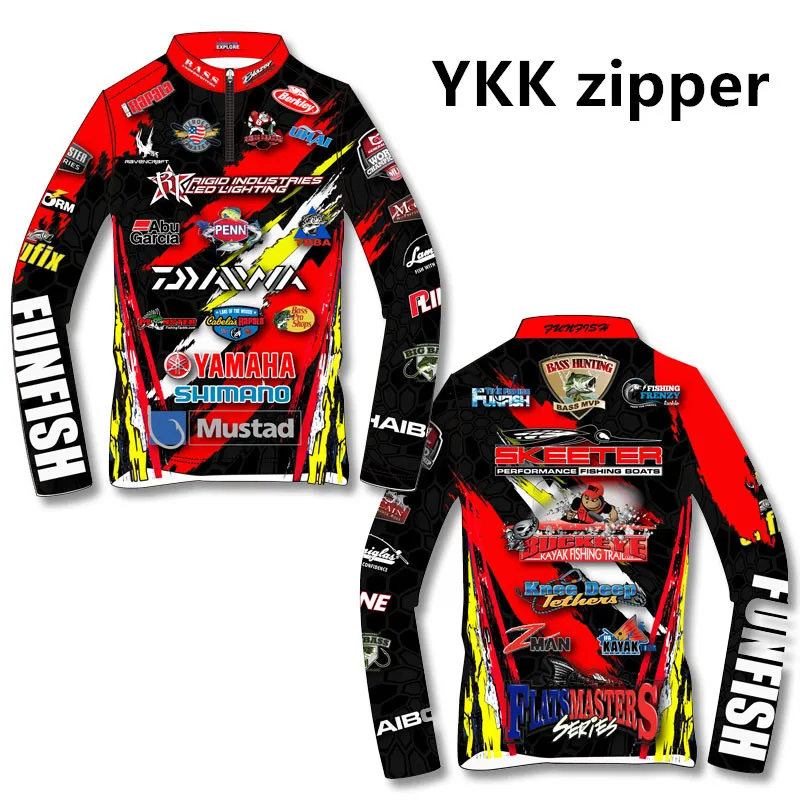 

Summer Fishing Clothes Long Sleeve Sunscreen Breathable Cold Sensation Ultrathin Quick Dry Fishing Competition Clothing