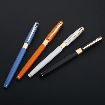 

Fountain Pen Hooded Nib 0.38mm Iridium 0.5mm Bent Nib 1.0mm Student Practise Writing Office Pens with Gift Pouch and Box