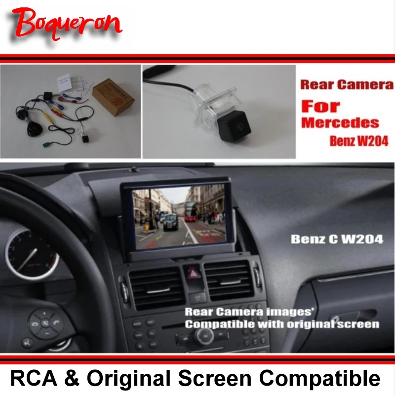 #*Cheap Car Rear View Camera Sets For Mercedes Benz C Class W204 2007~2014 Back Up Reverse Camera RCA amp; Original Screen