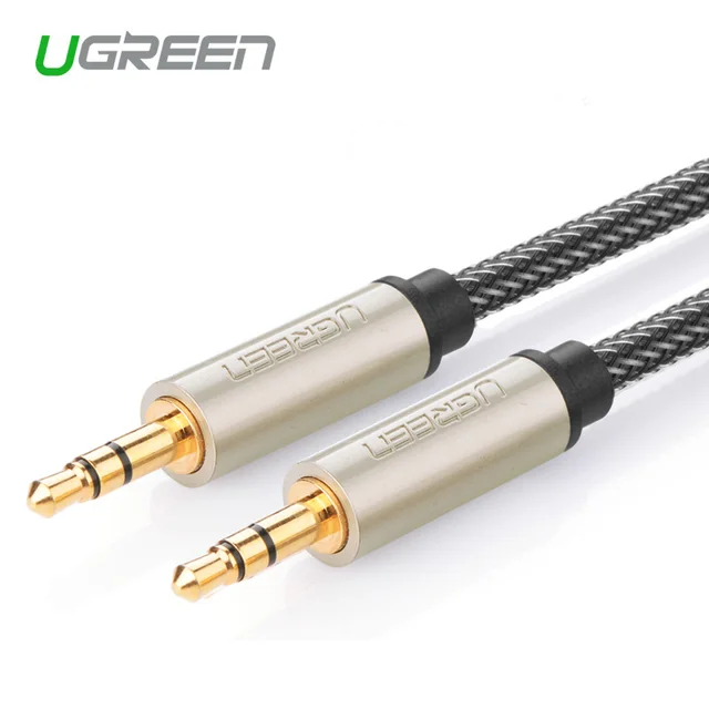 Best Offers Ugreen AUX Cable Jack 3.5mm Audio Cable Male to Male Car Aux Cable Nylon Bradied Gold Plated Auxiliary Cable for iPhone Car Best Offers Ugreen AUX Cable Jack 3.5mm Audio Cable Male to Male Car Aux Cable Nylon Bradied Gold Plated Auxiliary Cable for iPhone Car