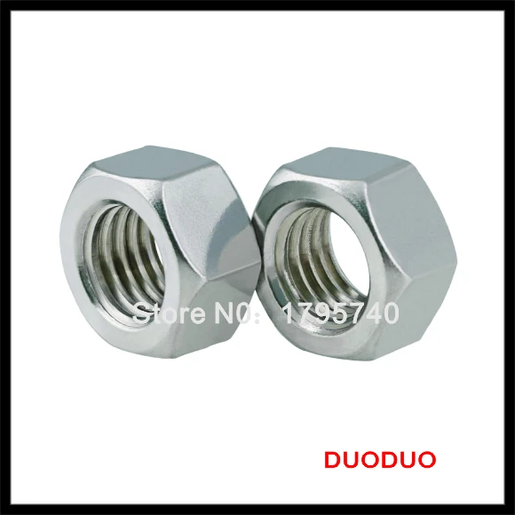 

M1 M1.2 M1.6 M2 M2.5 M3 M4 M5 M6 M8 M10 M12 M14 M16 M18M20 DIN934 Hex nut,Stainless steel A2 hex nut, steel nut, SUS 304 DIN934