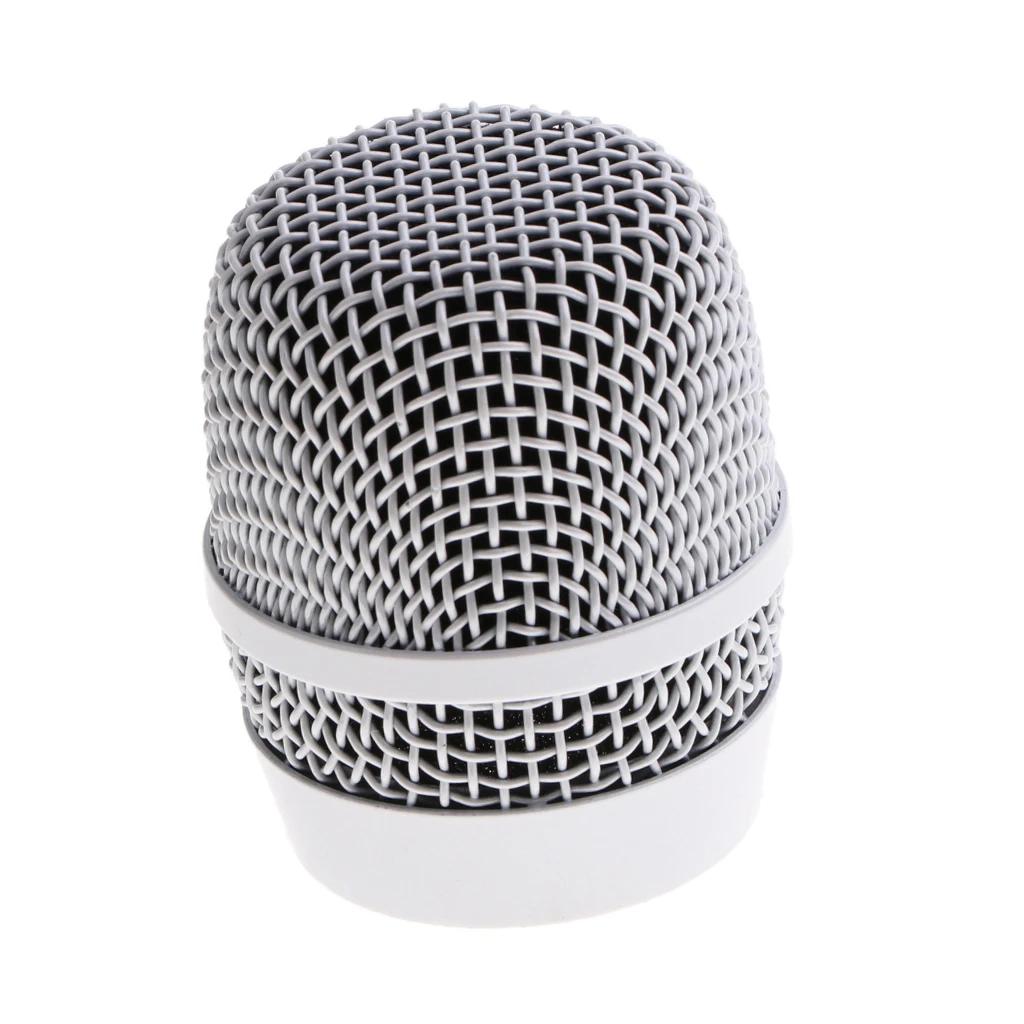 Mesh Wireless Handheld Microphone Mic Grill Head Silver for BBS 666B 1100 1200 Microphone Parts