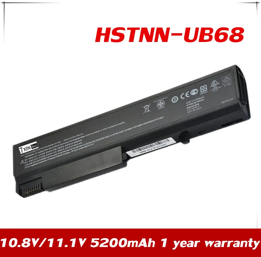 7xinbox 10.8v Battery Hstnnub68 For Hp Probook 6440b 6445b 6450b 6540b