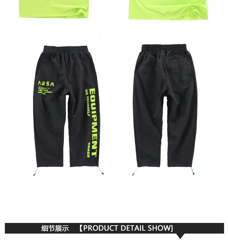 Children's clothing for boys Girls Set summer 2019 hip hop streetwear t shirt pants Childhood clothes summer clothes for kids girl (15)