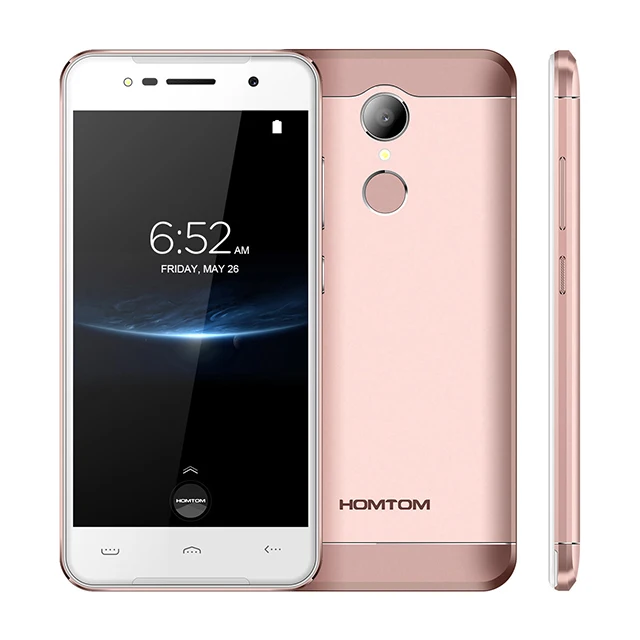 HOMTOM HT37 Pro 3+ 32GB смартфон 4G MT6737 5,0 дюймов HD Android 7,0 сотовый телефон 13 МП 3000 мАч отпечаток пальца ID мобильный телефон - Цвет: Global Version Gold