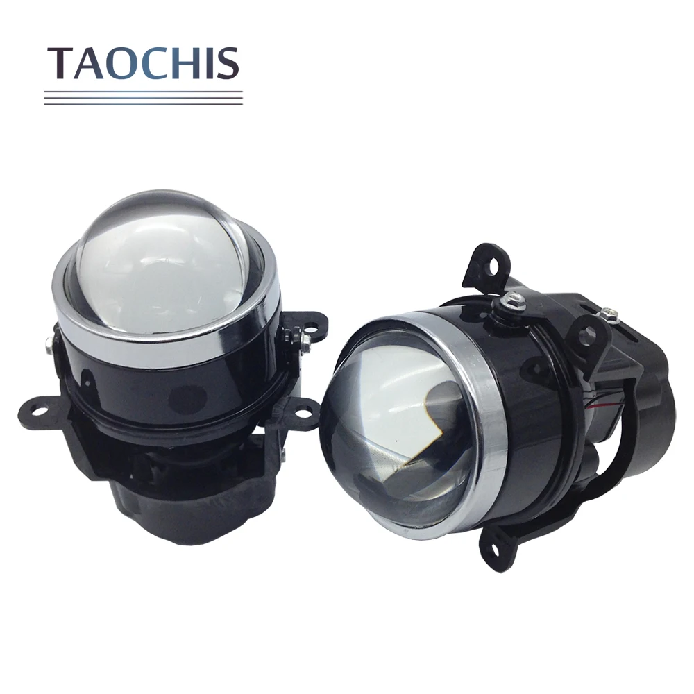 TAOCHIS 3 0 Inch HID Bi Xenon Foglamp Projector Lens Fog Lamp for MITSUBISHI PAJERO SUBARU
