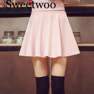 New Girls A Lattice Short Dress High Waist Pleated Tennis Skirt Uniform With Inner Shorts Underpants For Badminton Cheerlea - Цвет: pink