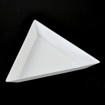 

Nail Dotting Plate for Rhinestone Dishes Triangle Plate Manicure Tool Mobile Phone Shell Paste Drill Material Packages GJ2001