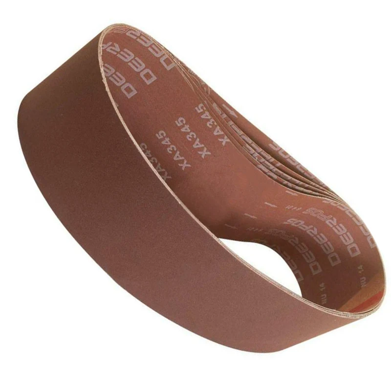 

Brand New 6Pcs 4" x 36" Sanding Belts Aluminum Oxide 60/80/100/120/150/180 Grits Abrasive