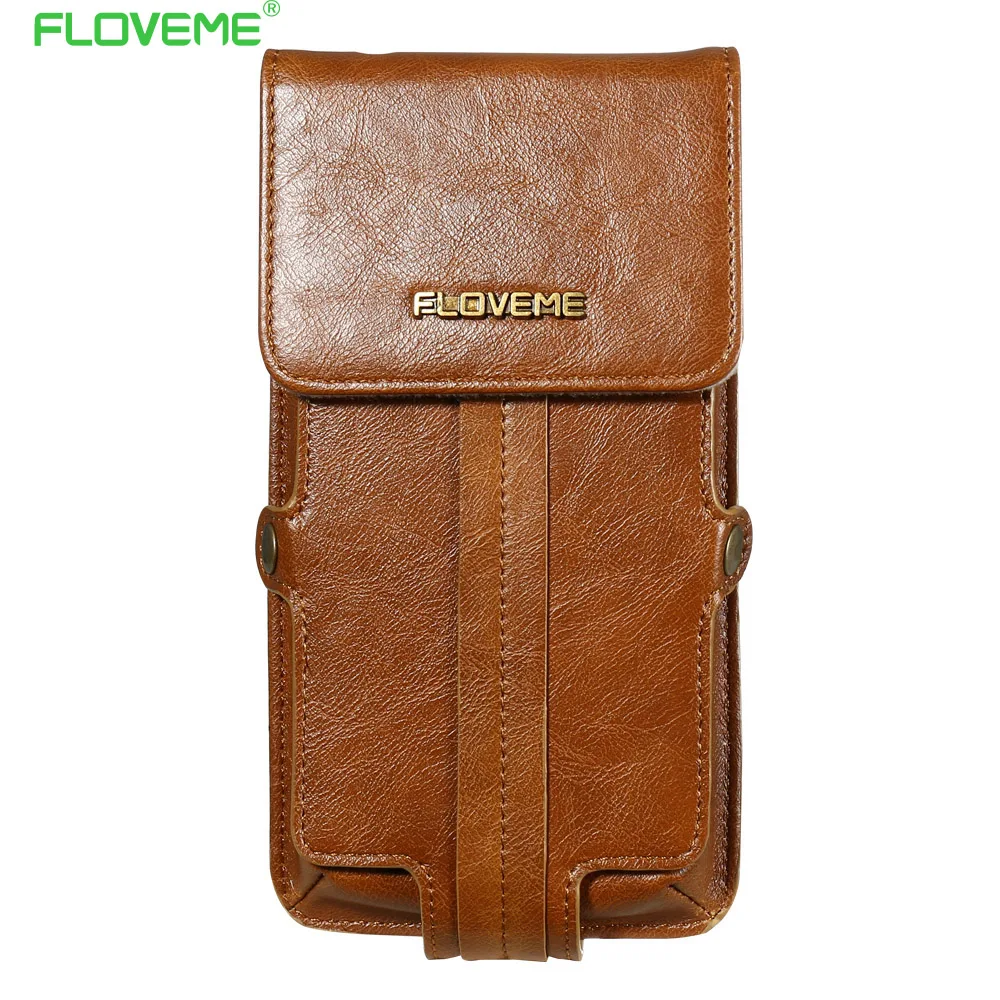 imágenes para Case para iphone 7 6 floveme 6 s plus para samsung s7 s6 5.5 pulgadas universal de la pu de cuero del teléfono monedero bolsa de bolsa de la cintura accesorios imágenes para Case para iphone 7 6 floveme 6 s plus para samsung s7 s6 5.5 pulgadas universal de la pu de cuero del teléfono monedero bolsa de bolsa de la cintura accesorios