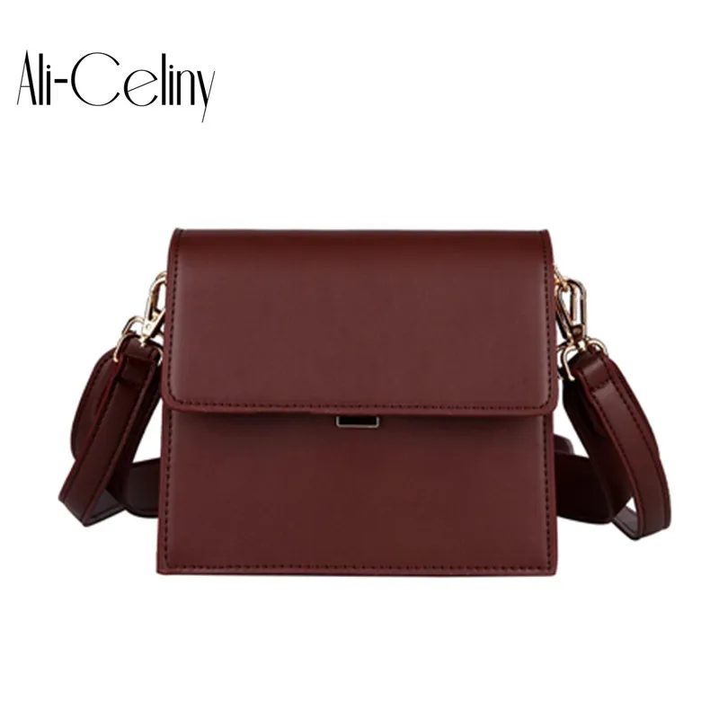 

Solid PU Small Flap Shoulder Bags Female Messenger Bag Girls Crossbody Bag Luxury Handbags Women Bags Designer