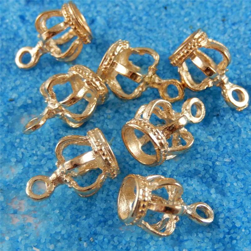 Подвеска в виде короны из золотого сплава 14 х9х9 мм 39239 дюйма 20 шт.|pendant charms|charm