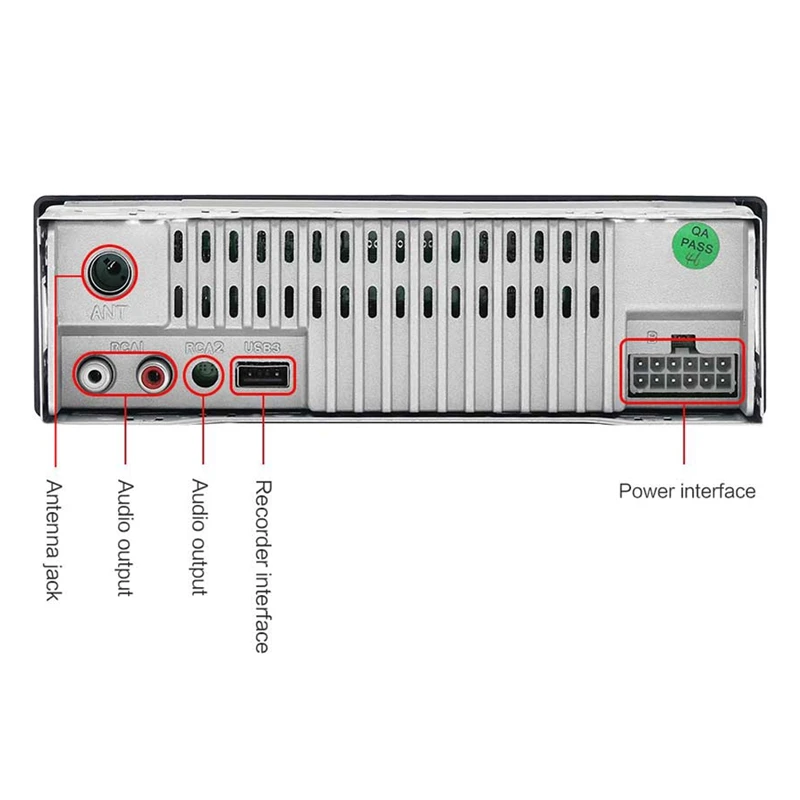 Bluetooth K501 авто радио 12V 1Din FM радио автомобиля MP3 плеер