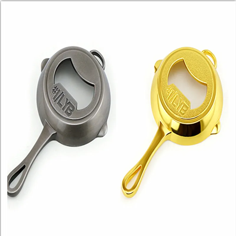 

Game PUBG Frying Pan Model bottle opener Keychain Playerunknown's Battlegrounds keyring man jewelry