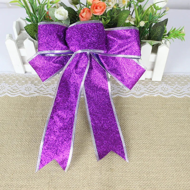 

Bows 20*25cm Wedding Car Gift Wrap Ribbon Florist Pew Xmas Decorations 5 Colors