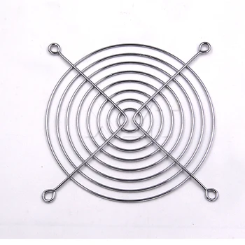 

1pcs PC DC Fan Silver Tone CPU Grill Protector Metal Finger Guard 120mm 12cm for computer case new