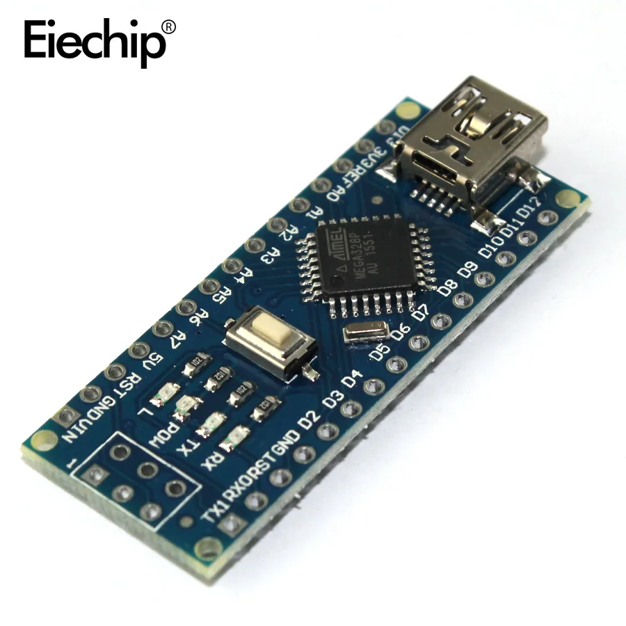 ATMEGA328P CH340 USB драйвер нано 3,0 контроллер совместимый для arduino нано электрон diy комплект(без кабеля) с Загрузчиком