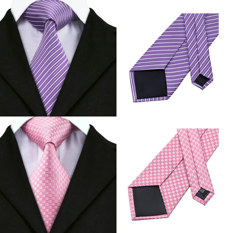 DiBanGu Топ 20 видов стилей Colorul галстук подарки для мужчин 100% шелк желтый 150 см длинные мужской костюм бизнес Свадебный галстук