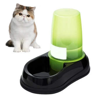 

1.2L 2.5L Automatic Pet Feeder Drinking Fountain For Cats Dogs Environmental Plastic Dog Food Bowl Pets Water Dispenser