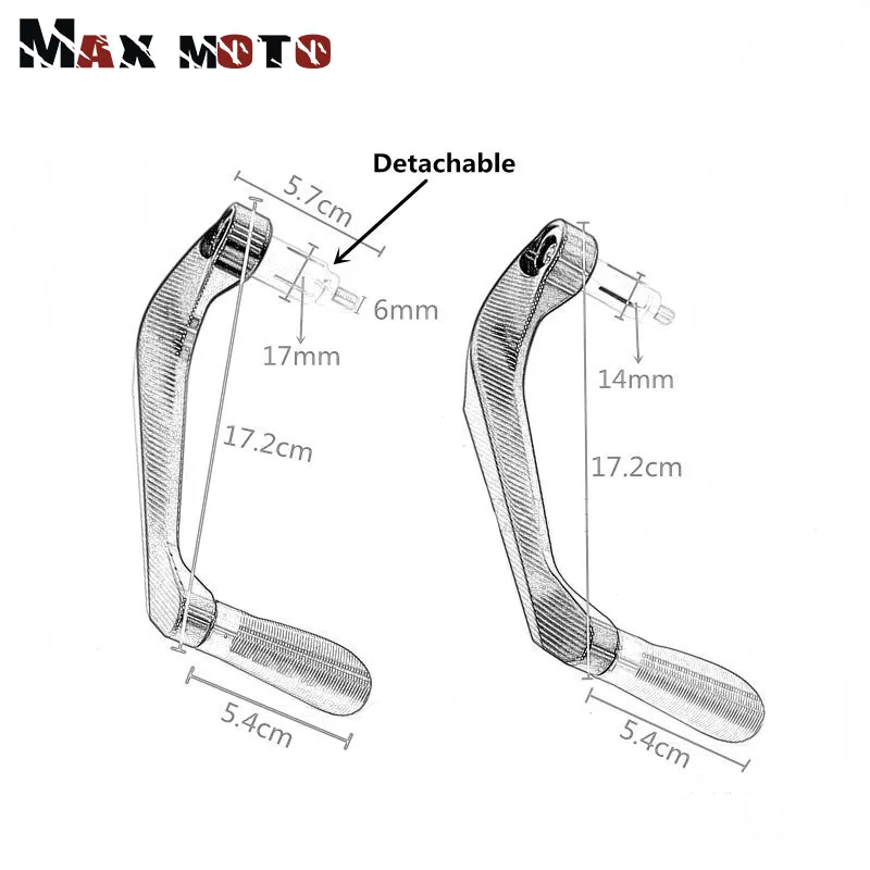 Мотоцикл 7/" 22 мм Handguards руль ручные охранники акустическая система концы разъем для KAWASAKI NINJA ER-6N ER6N ER 6N