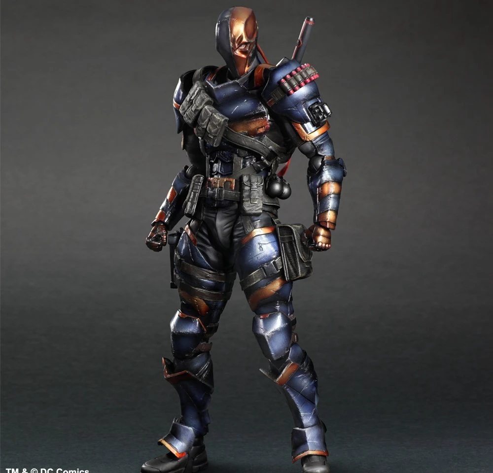 Deathstroke фигурка искусство Kai вариант Дэдпул ПВХ DC Terminator Slade Joseph Wilson 27 см