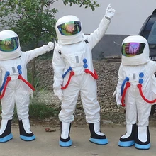Космический костюм талисман костюм космонавта талисман костюм с рюкзаком перчатки, обувь инженерный костюм Карьера