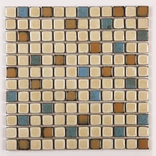 DIY фарфоровая керамическая мозаика для украшения дома, настенный фон, ванная комната, бассейн, барная стойка, граница