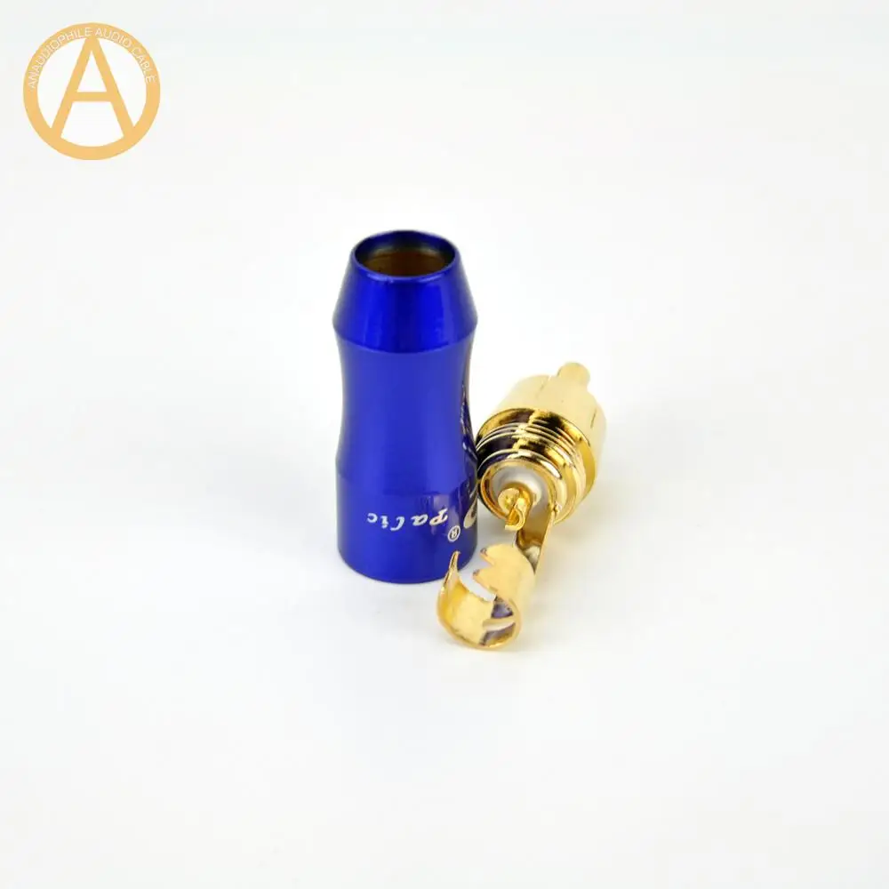 Colorful RCA Plug Connector Pure Copper RCA Connector Self-Locking For Audio RCA Coaxial Video AV Cable DIY Amplifier Preamp
