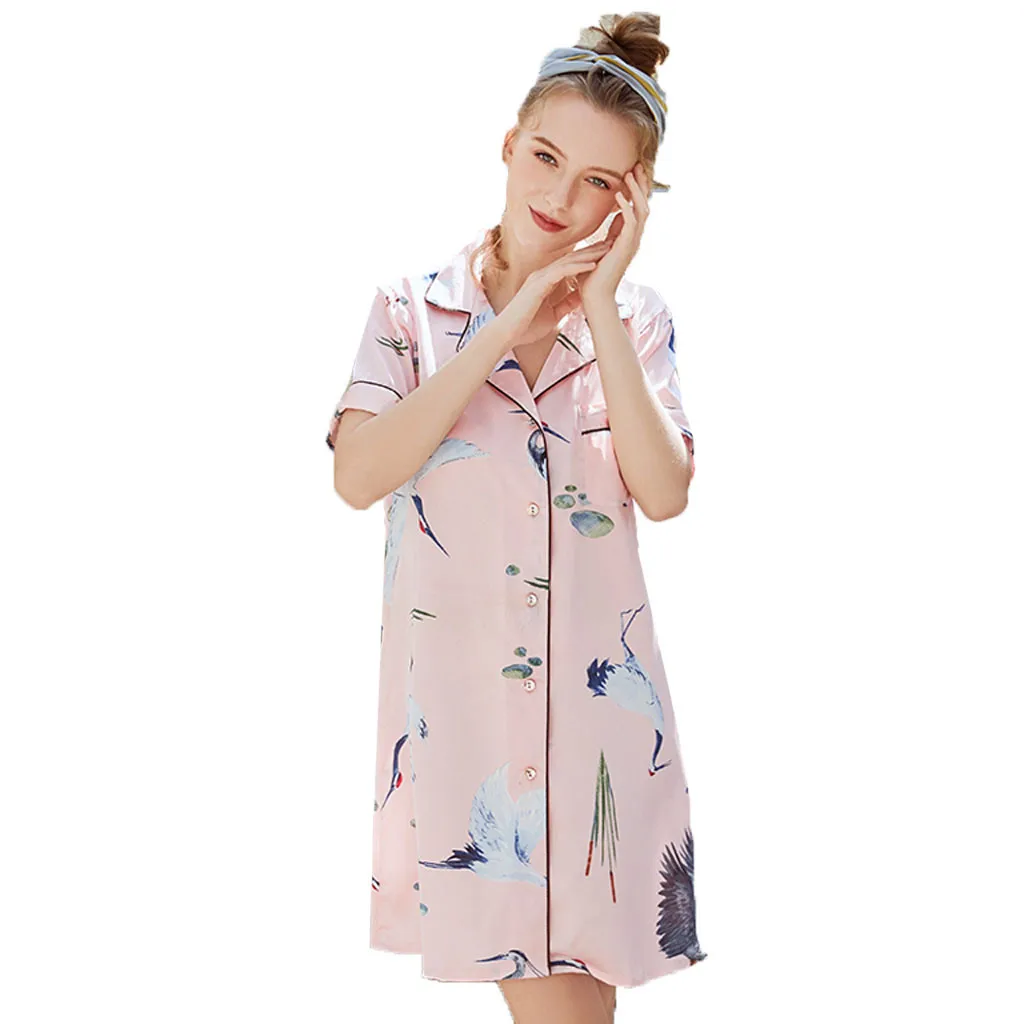 Сна ночные рубашки-Лаунж & Ночная рубашка Пижама BF Стиль женские пижамы Для женщин Эротическое белье домашняя одежда в помещении платье