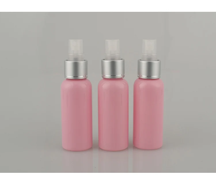 

50ml Pink Silver Anodized Aluminum Nozzle Spray Bottle Fine Mist Spray Bottle Small Watering Can 10PCS/LOT